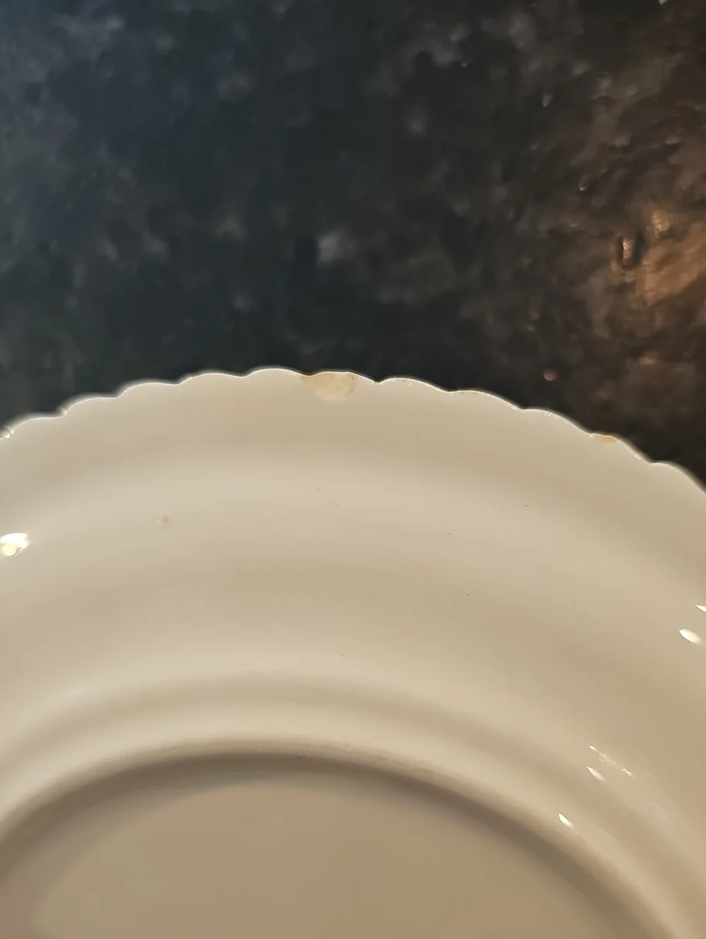 Set Of 4 Vtg 50's Harker Pottery Corinthian Green Bread & Butter/Dessert Plates